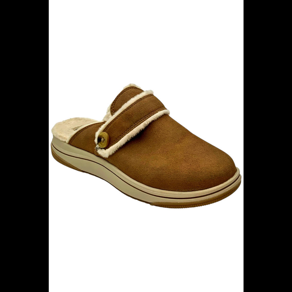 CLOUDSTEPPERS Women's by Clarks Breeze Cross Athleisure Mule Taupe - Wide